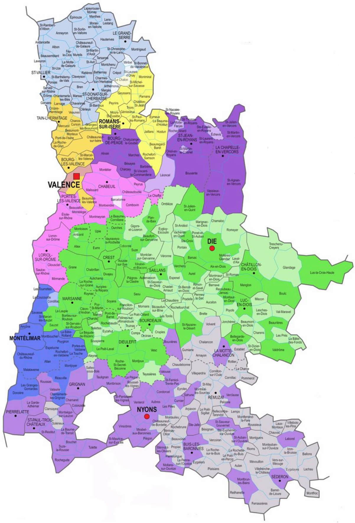 carte drome